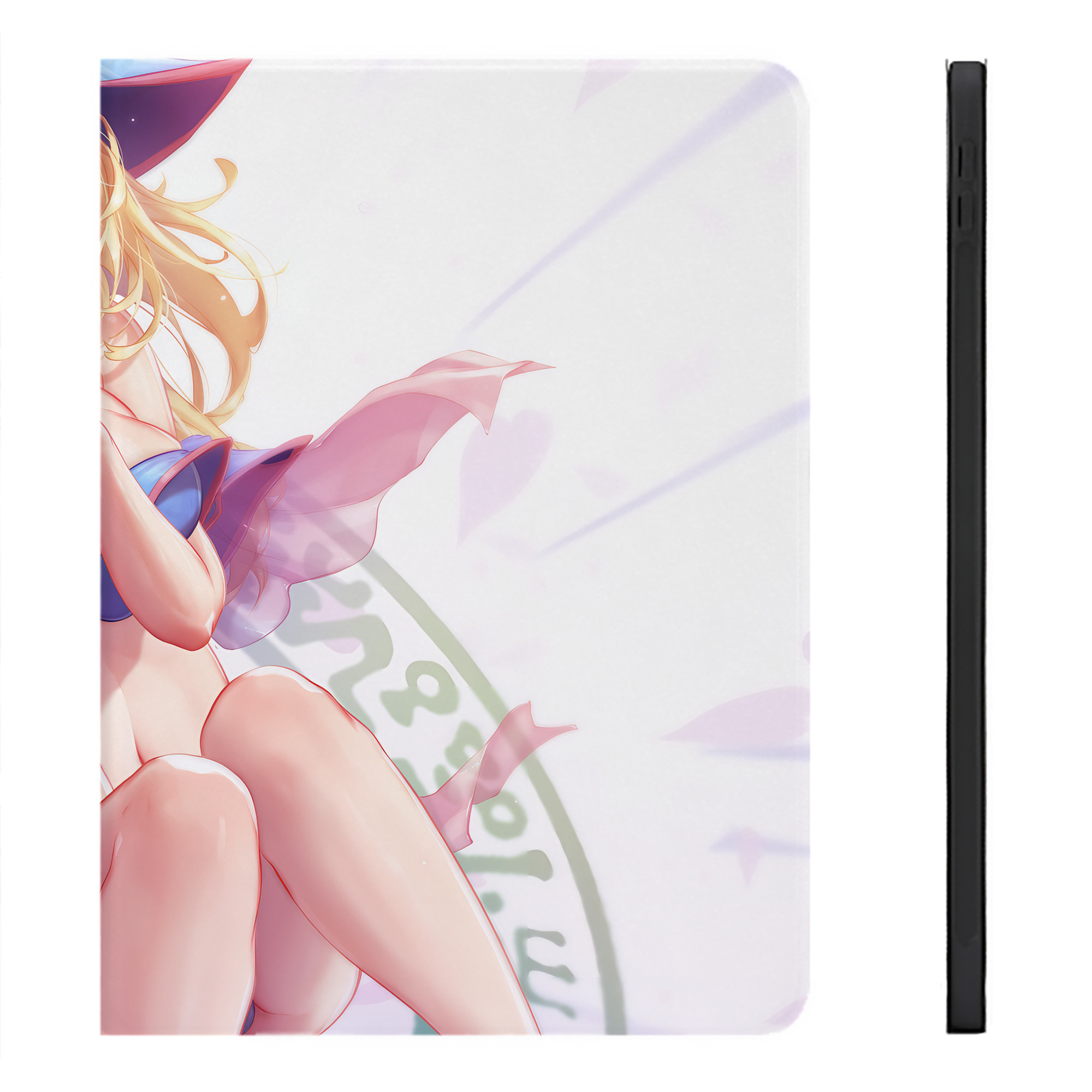 （画像用） 遊☆戯☆王 Yu-Gi-Oh! IPadケース ペンホルダー付き ブックスタイルデザイン